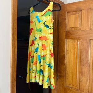 Dino Dress Ms Frizzle Yellow Quirky